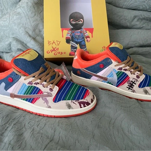 Cold Sins x Travis Scott Chucky the Slayer lows Sneakers - Picture 7 of 13